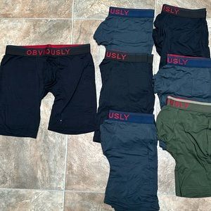 7 pair size medium Obviously brand boxer-briefs